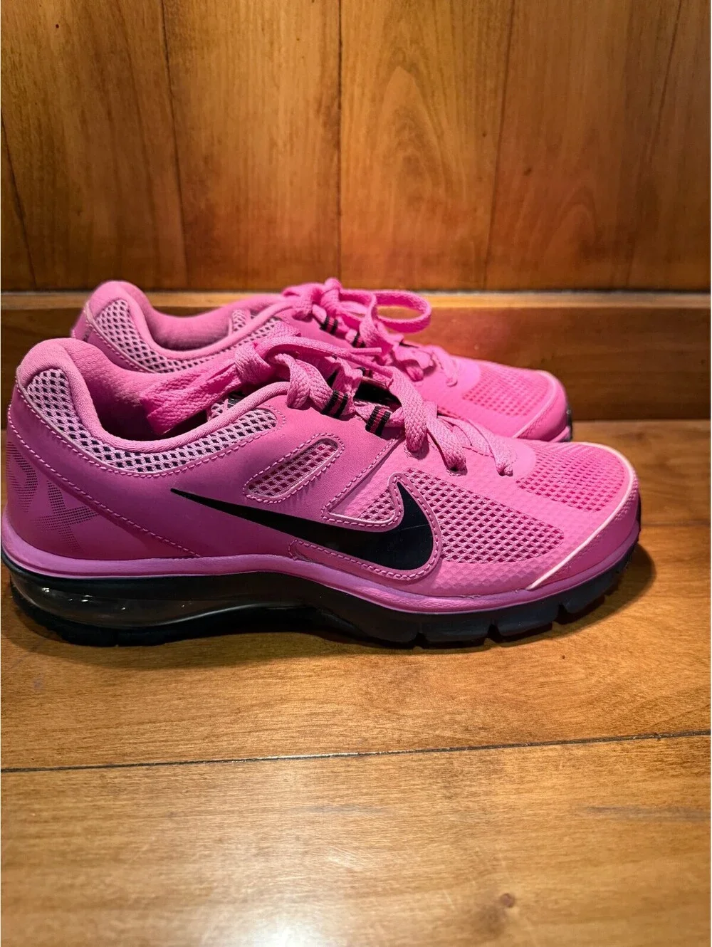 New Nike Air Max Defy Pink Mesh Running Shoes Women's Size 7